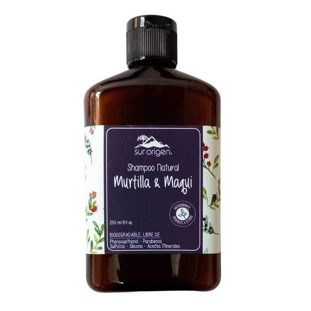 Shampoo Natural Murtilla y Maqui Sur Origen