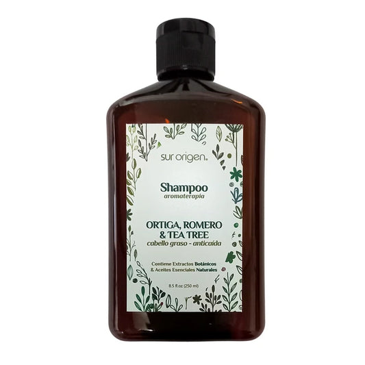 Shampoo Natural Ortiga, Romero y Árbol de Té Sur Origen